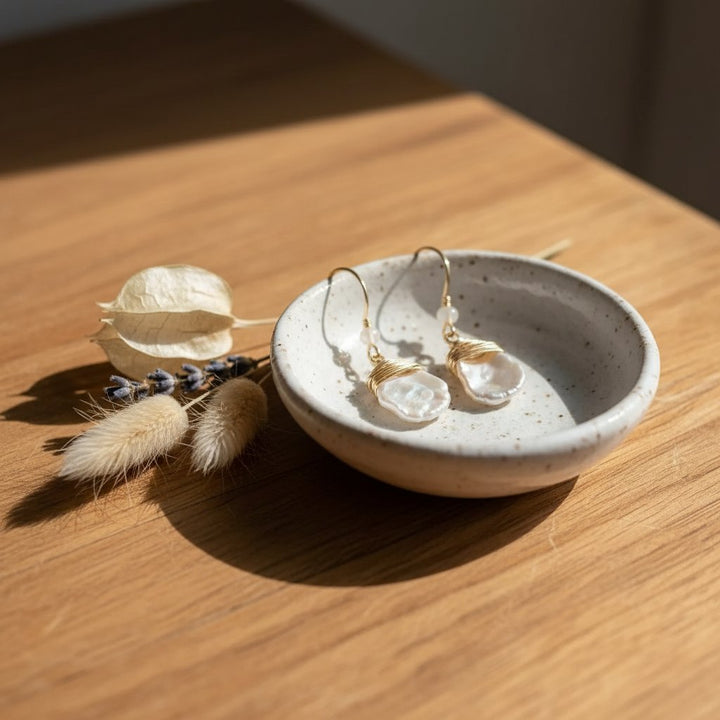 Soleil Pearl Earrings