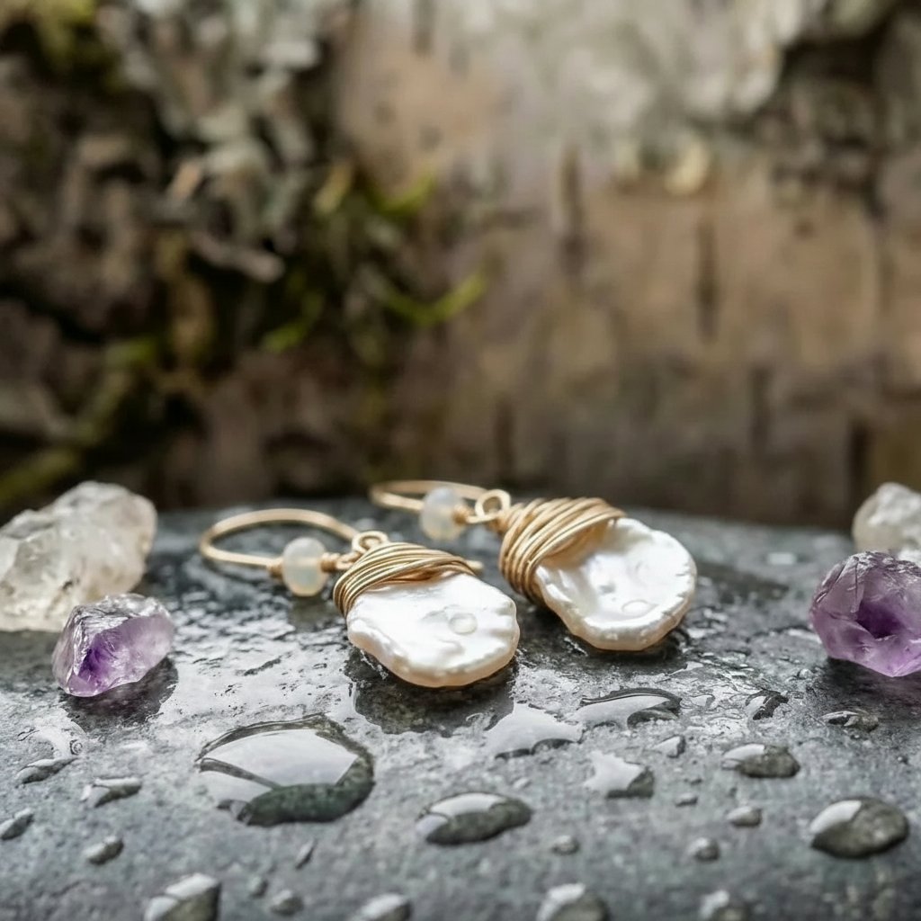 Soleil Pearl Earrings