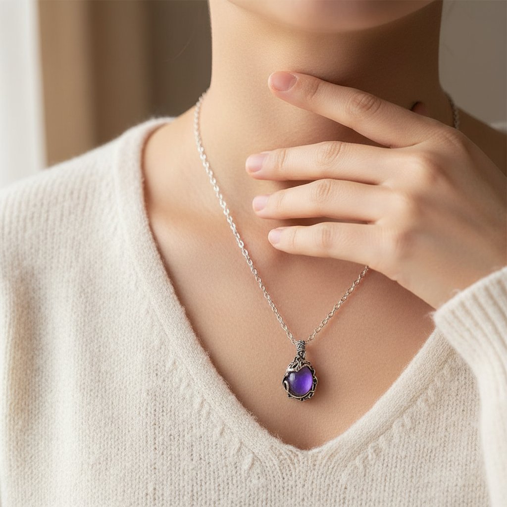Reverie Amethyst Pendant Necklace