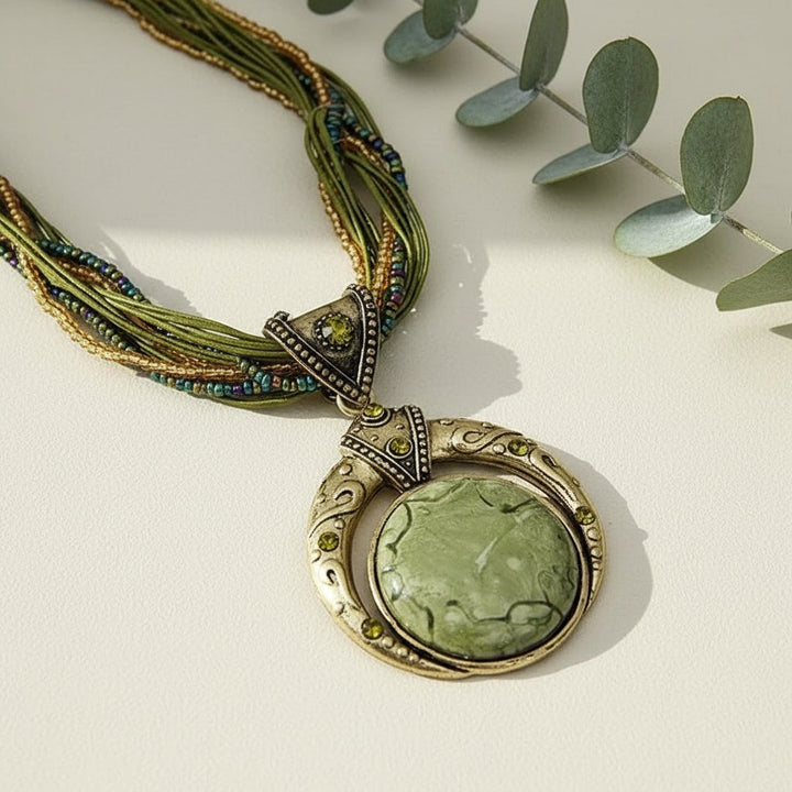 Petra Crystal Pendant Necklace