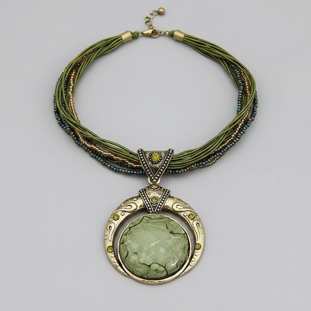 Petra Crystal Pendant Necklace