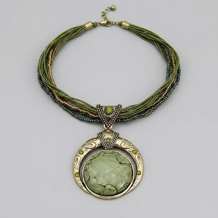 Petra Crystal Pendant Necklace
