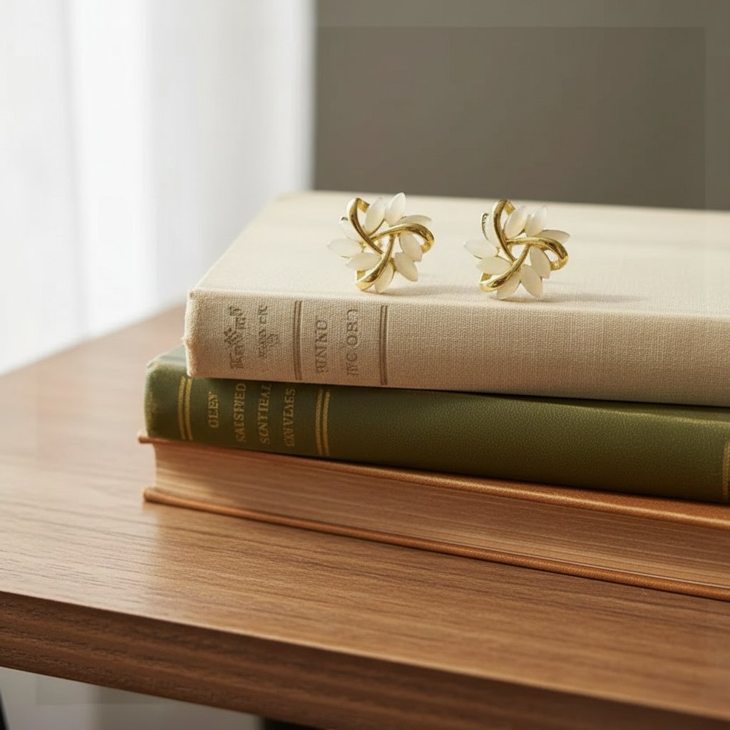 Clemence Opal Stud Earrings