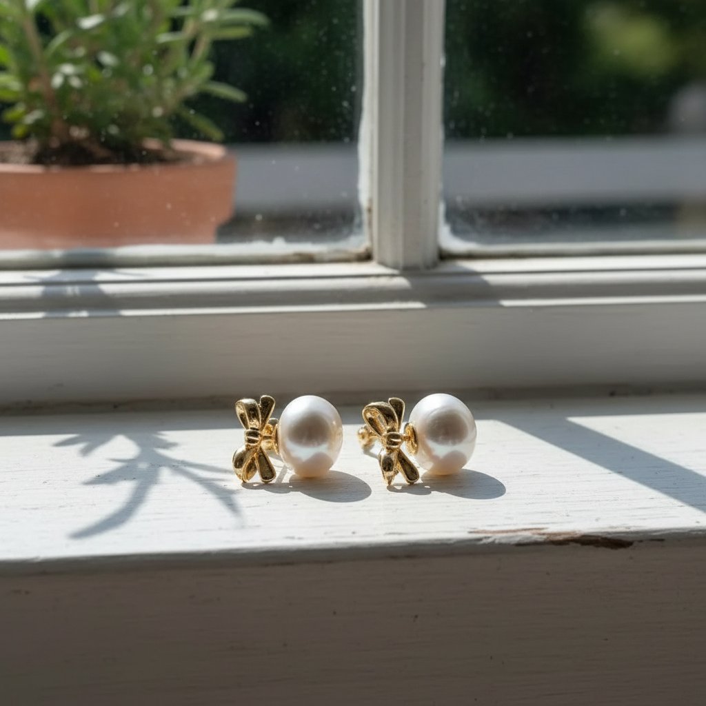 Ysolde Pearl Stud Earrings