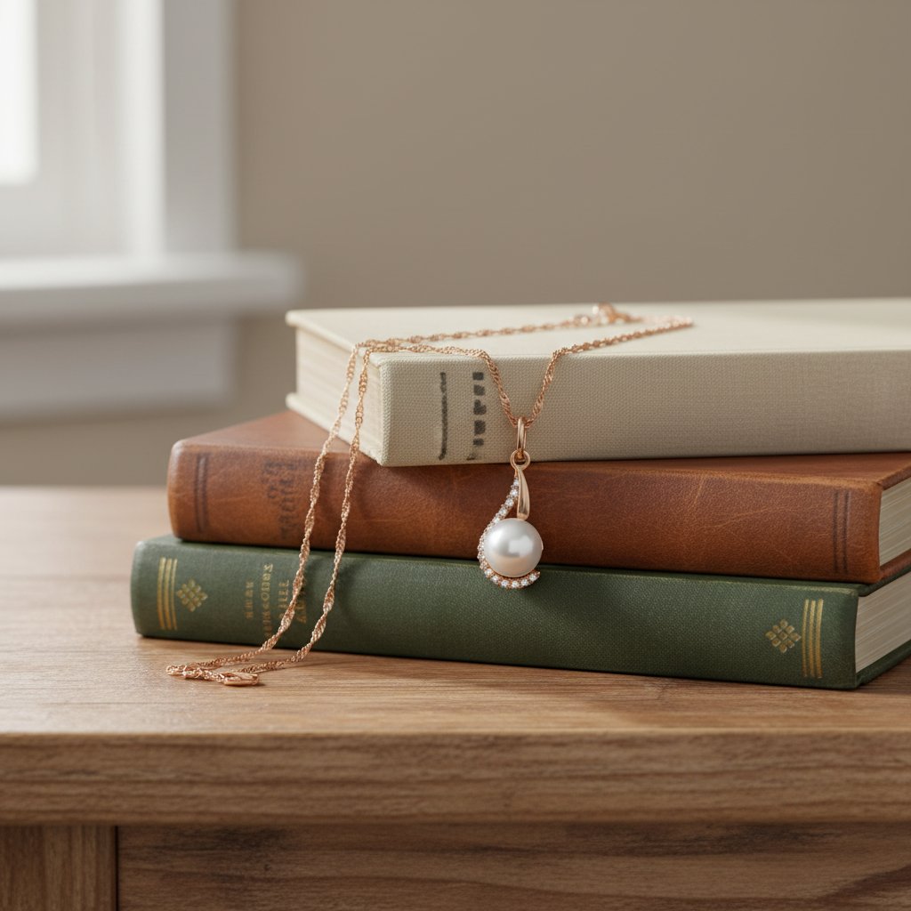 Capucine Pearl Pendant Necklace