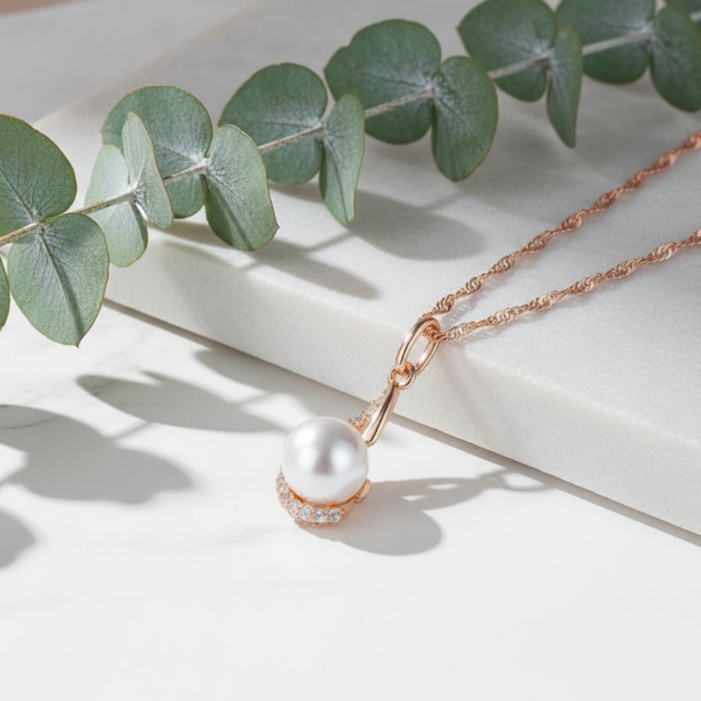 Capucine Pearl Pendant Necklace