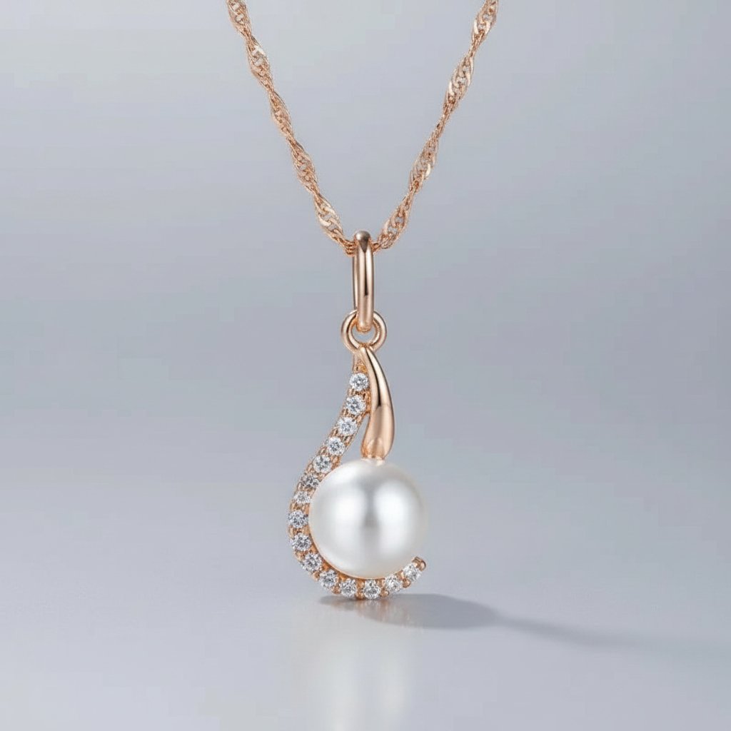 Capucine Pearl Pendant Necklace