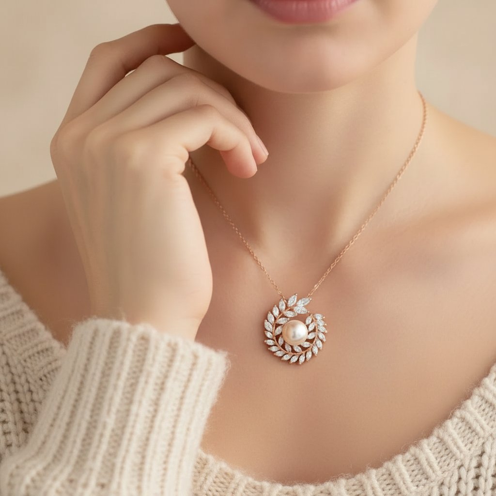 Sidonie Pearl Pendant Necklace
