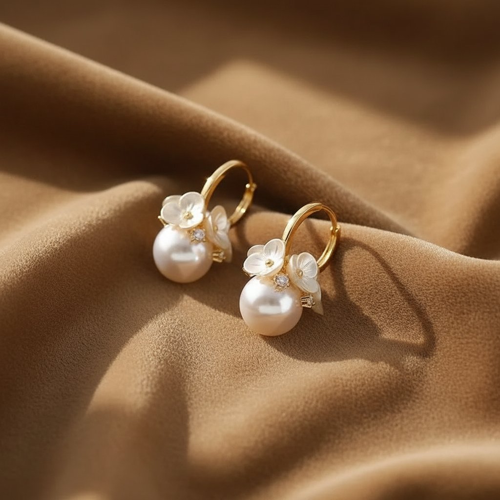 Bijou Pearl Pendant Necklace