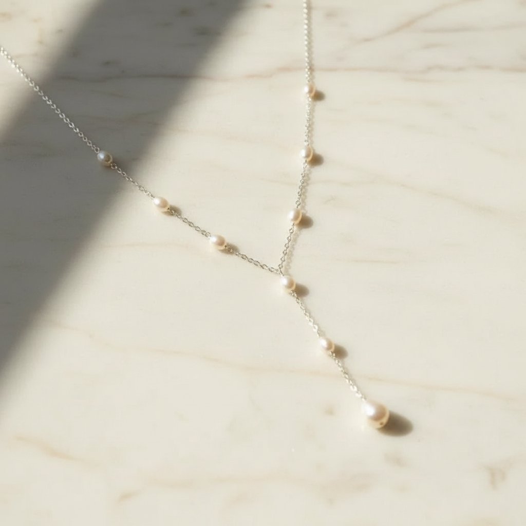 Elise Pearl Pendant Necklace