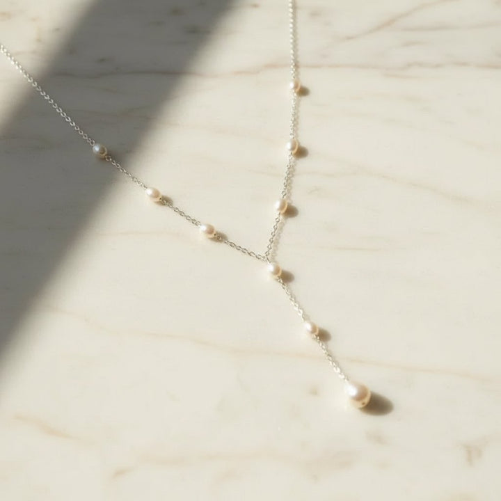 Elise Pearl Pendant Necklace
