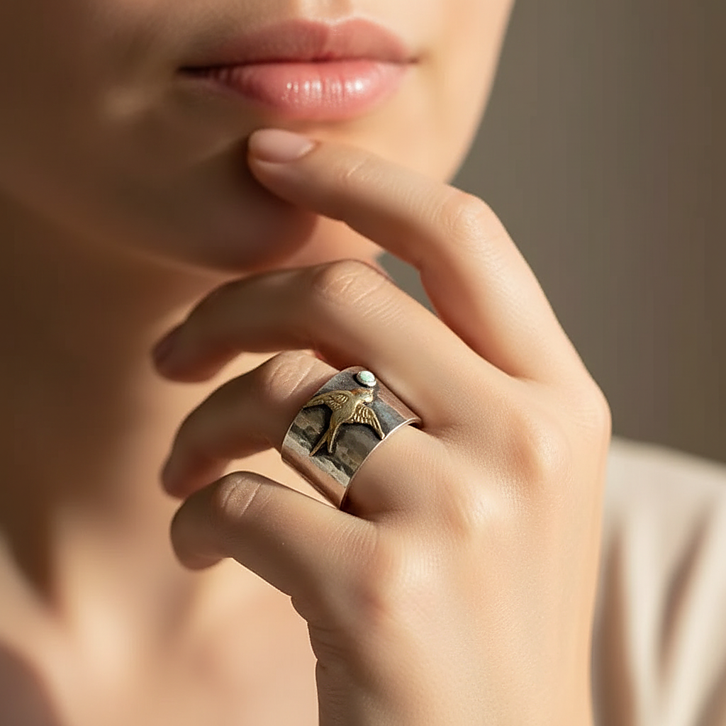 Dvora Silver Ring