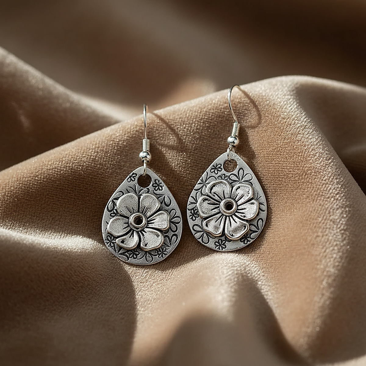 Boucles d’oreilles Colette en argent