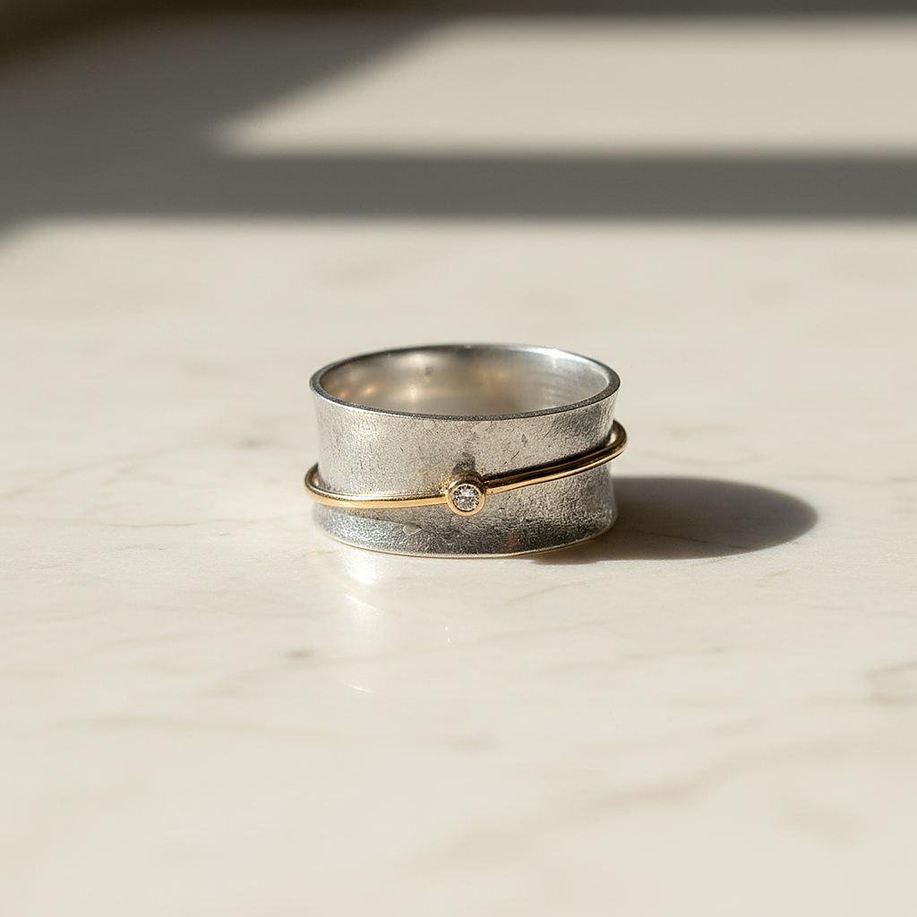 Anello Sidonie con zirconi