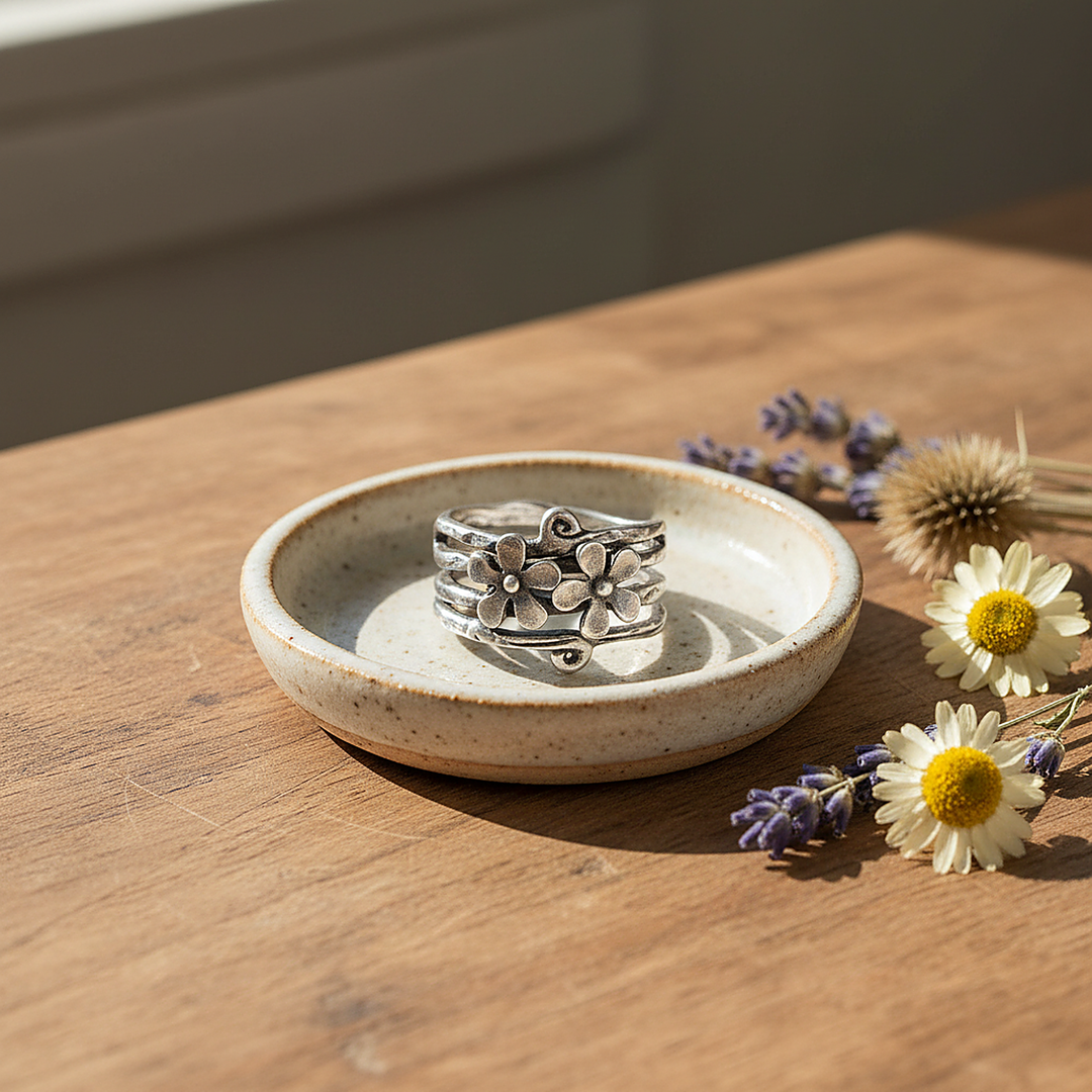 Thea zilveren ring