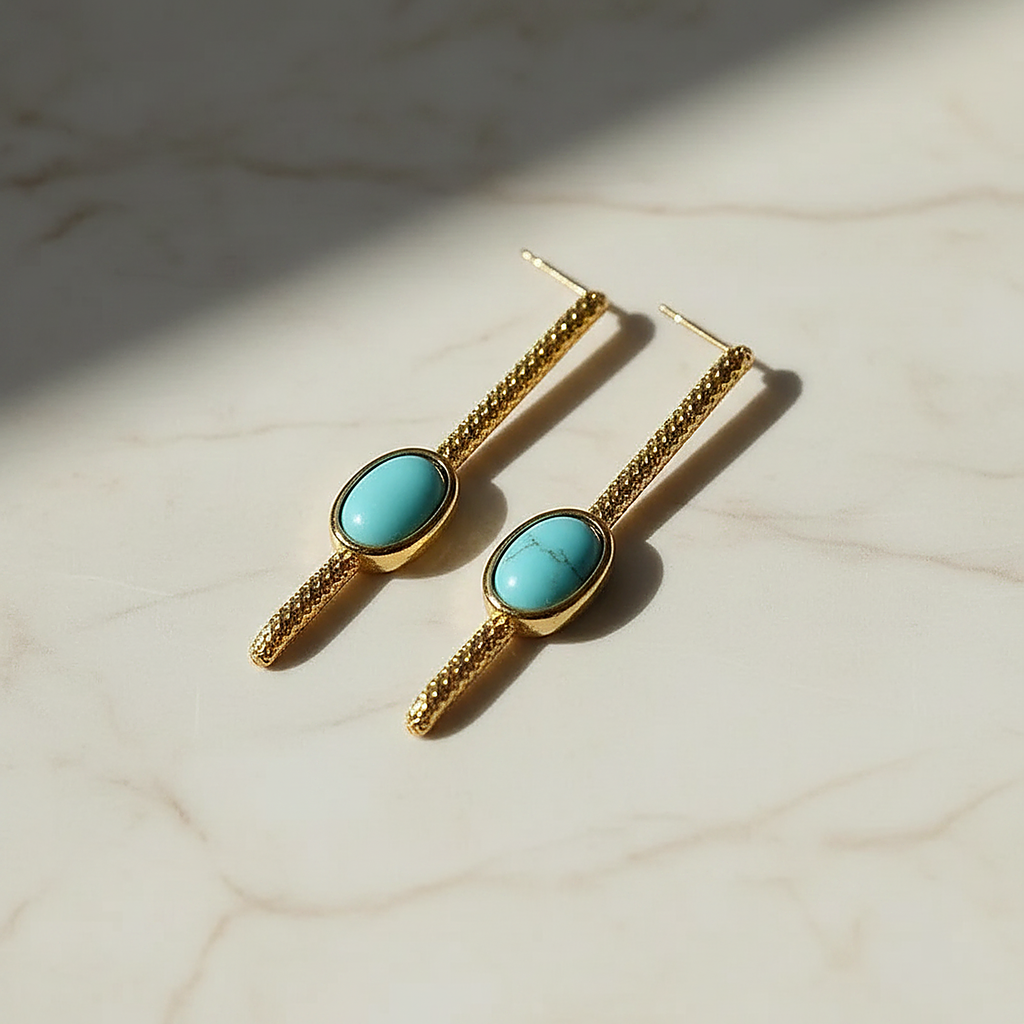 Rhea Turquoise Earrings