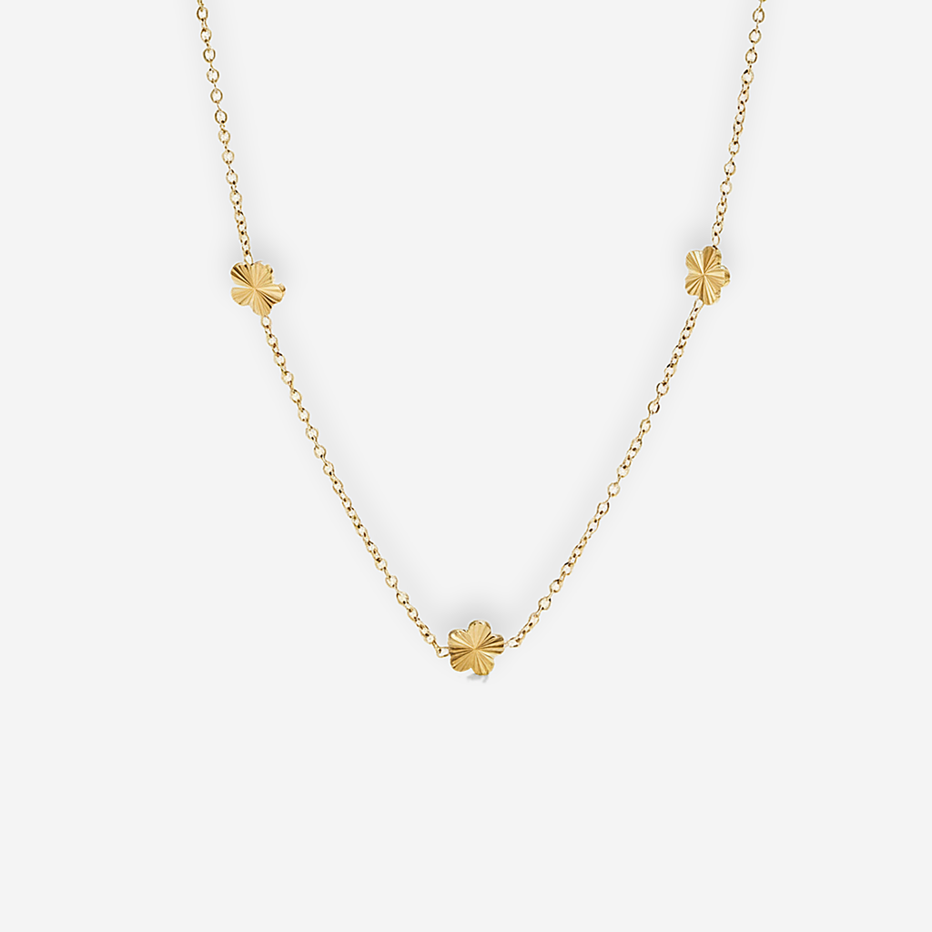 Flower Power Gold Necklace
