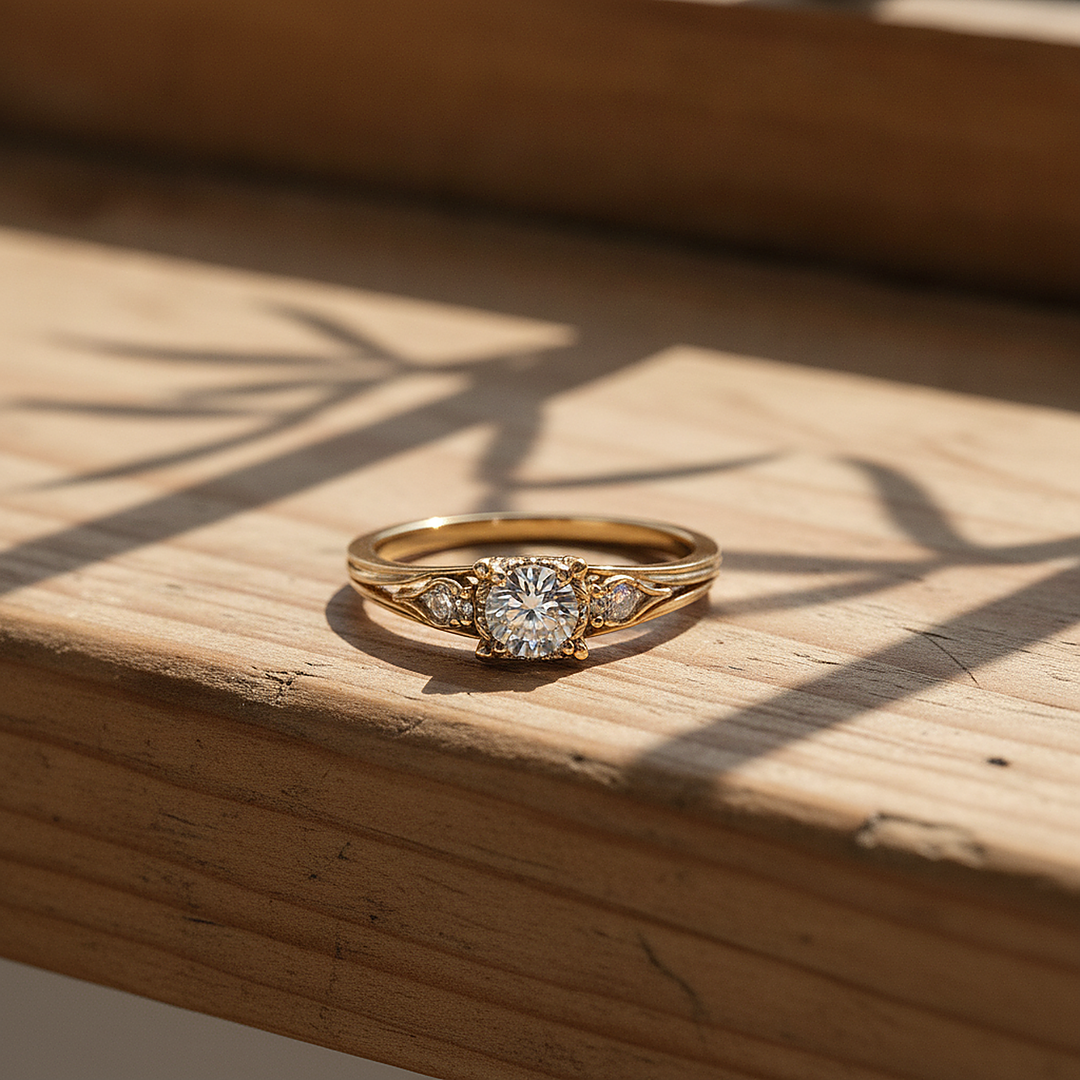Anillo Vera dorado