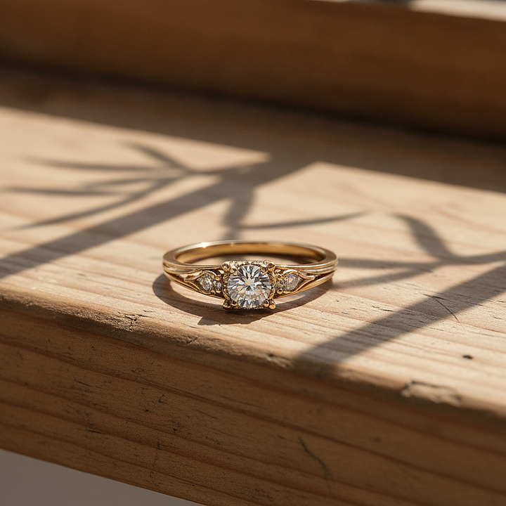 Anillo Vera dorado