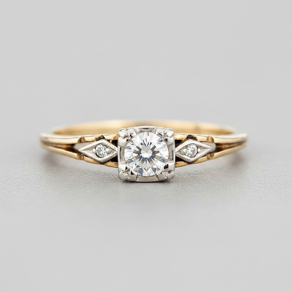 Bague Vionnet en zircone cubique