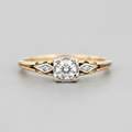 Bague Vionnet en zircone cubique