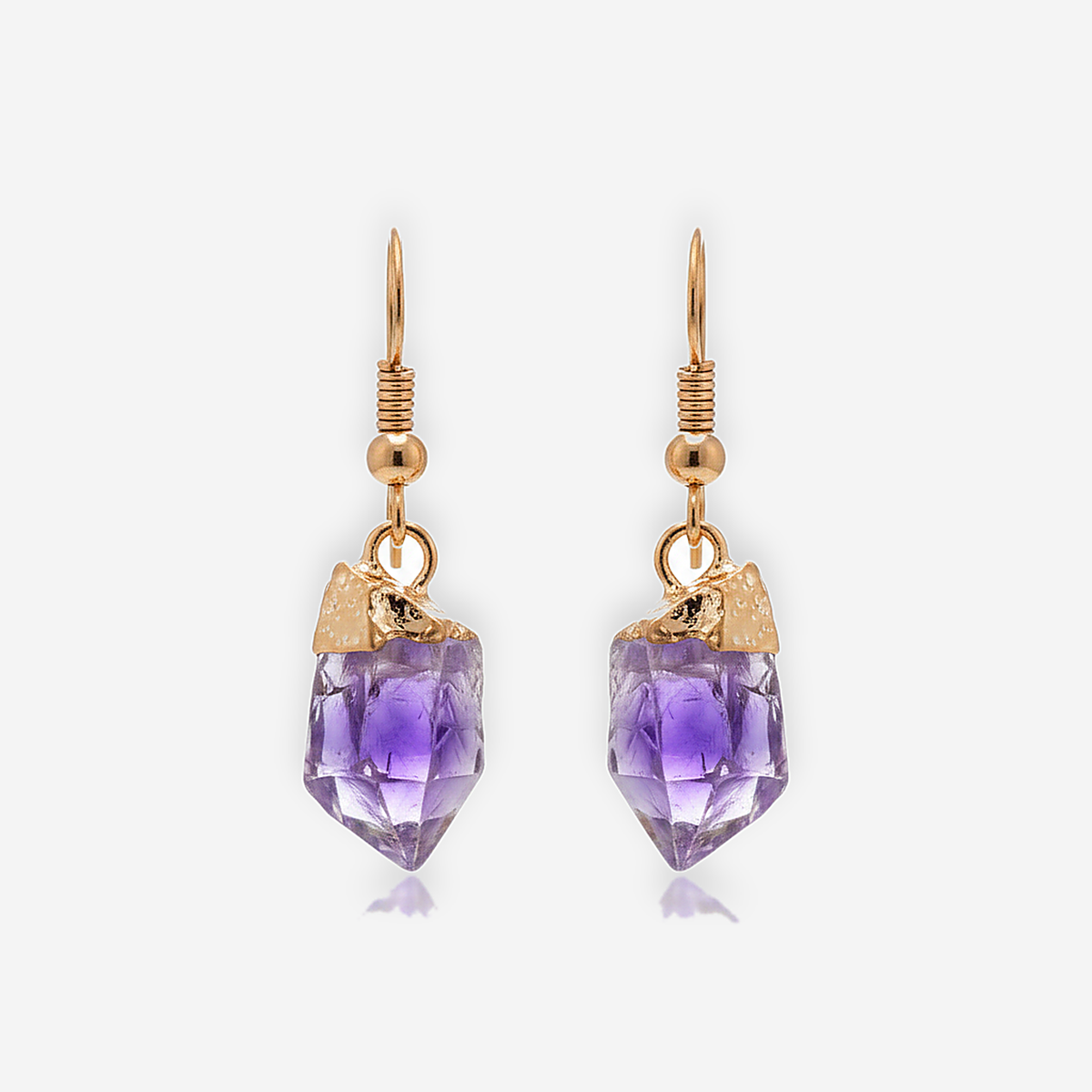 Beatrice Amethyst Earrings