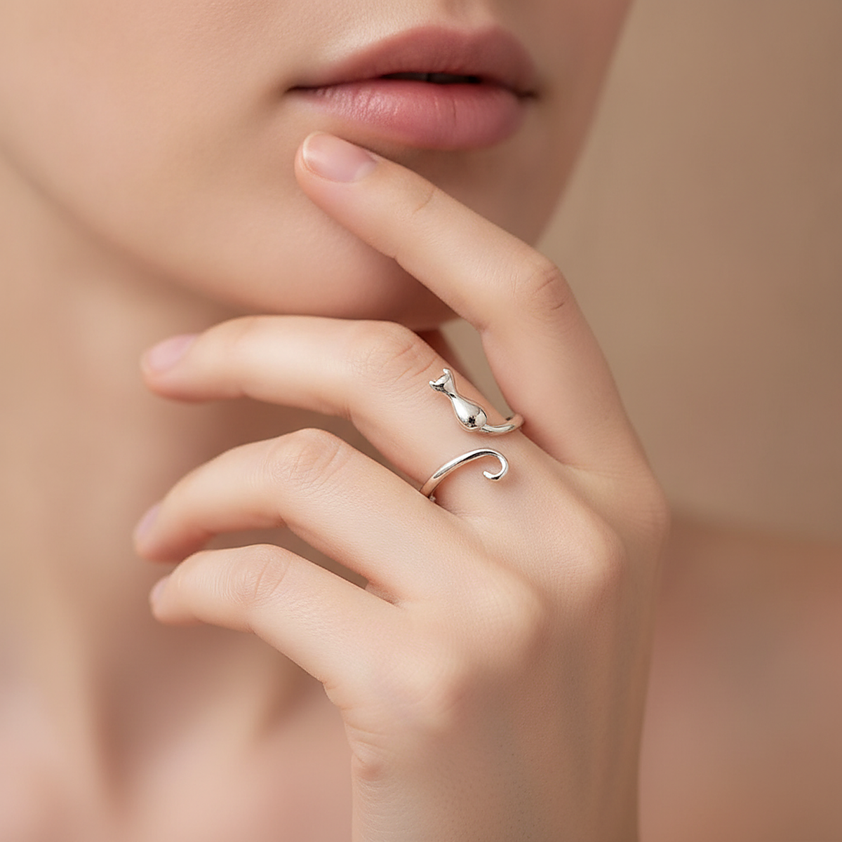 Bague Perrine argentée