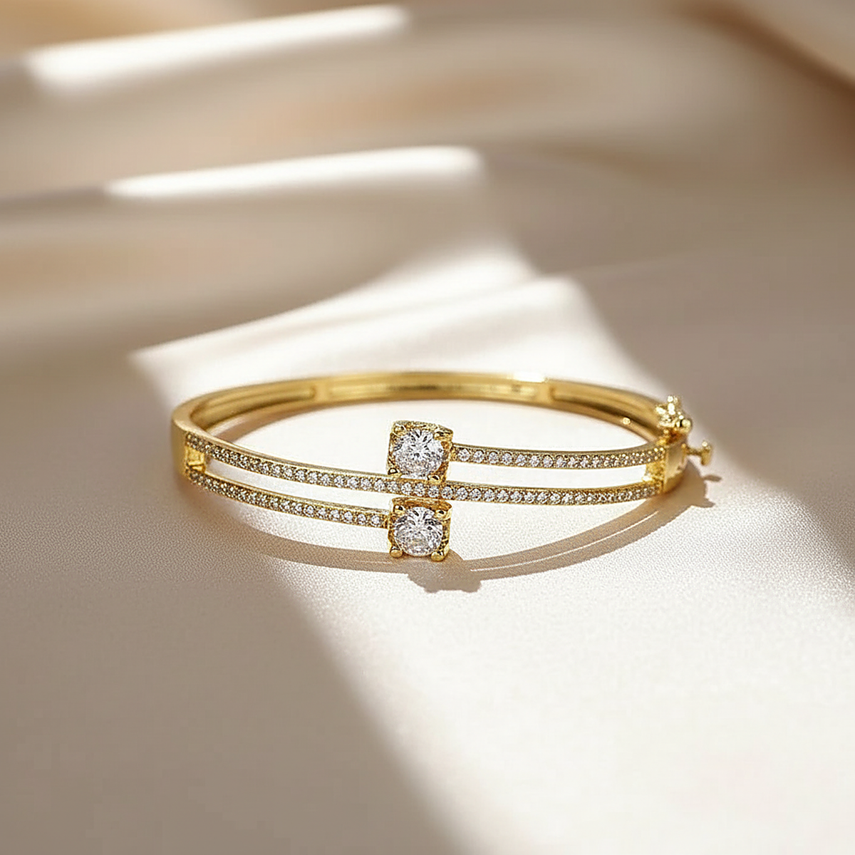 Rhea Crystal Bangle