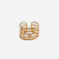 Goldfarbenes Armreifmodell Adeline
