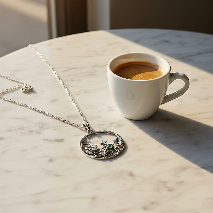 Delphine Emerald Necklace