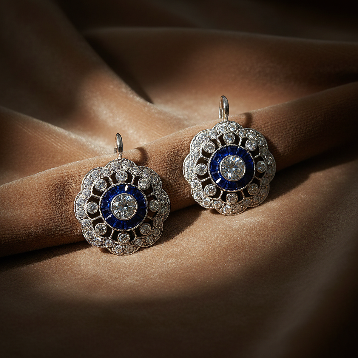 Delphine Sapphire Earrings