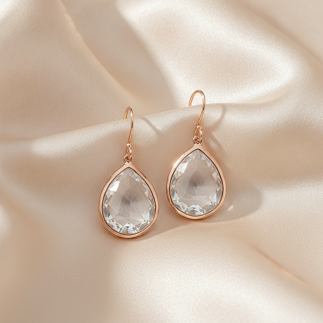 Elise Quartz Earrings