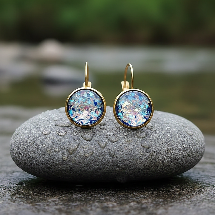Pendientes Noor con pedrería