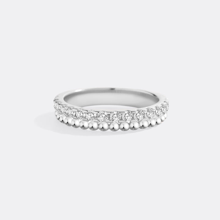 Beaded Diamond Band