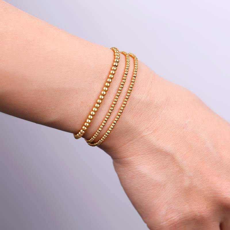 Conjunto de pulseras apilables con cuentas 433
