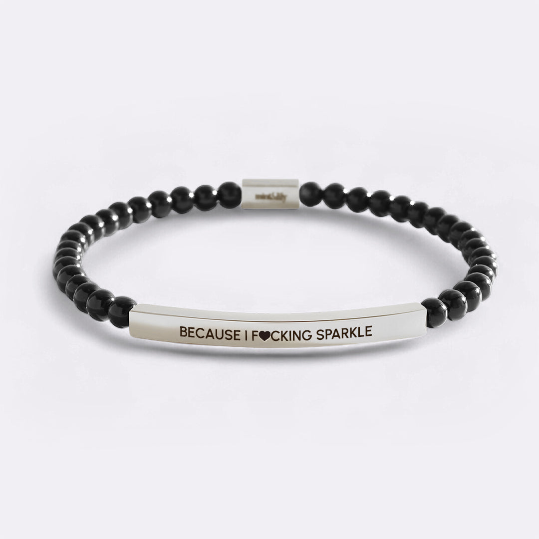 Funkelarmband: Because I F♥cking Sparkle