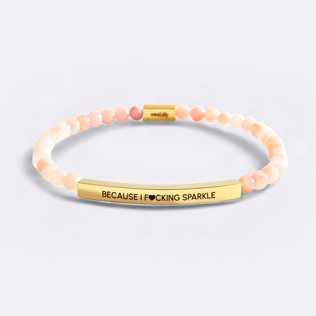 Funkelarmband: Because I F♥cking Sparkle