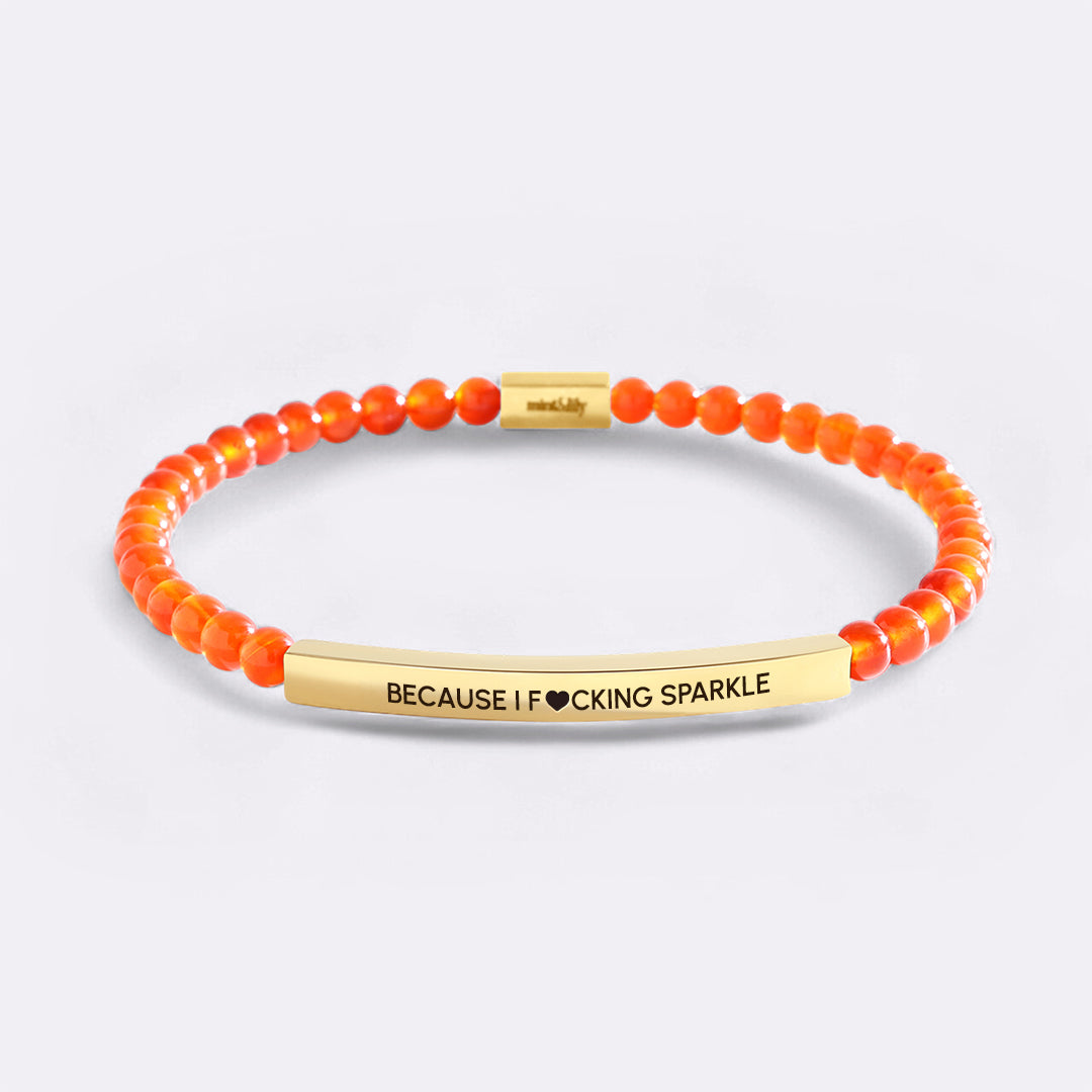 Funkelarmband: Because I F♥cking Sparkle