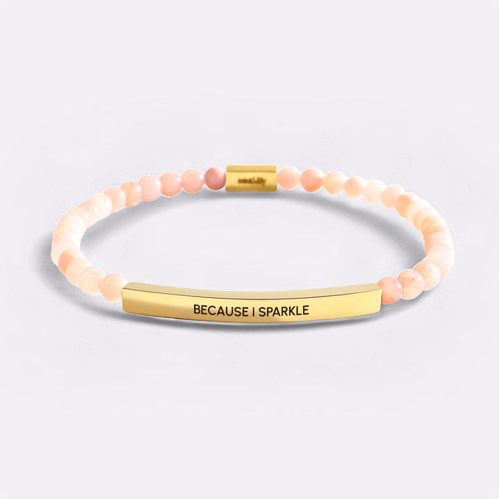 Because I Sparkle Beaded Inspire-Armband