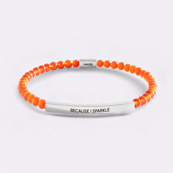 Because I Sparkle Beaded Inspire-Armband
