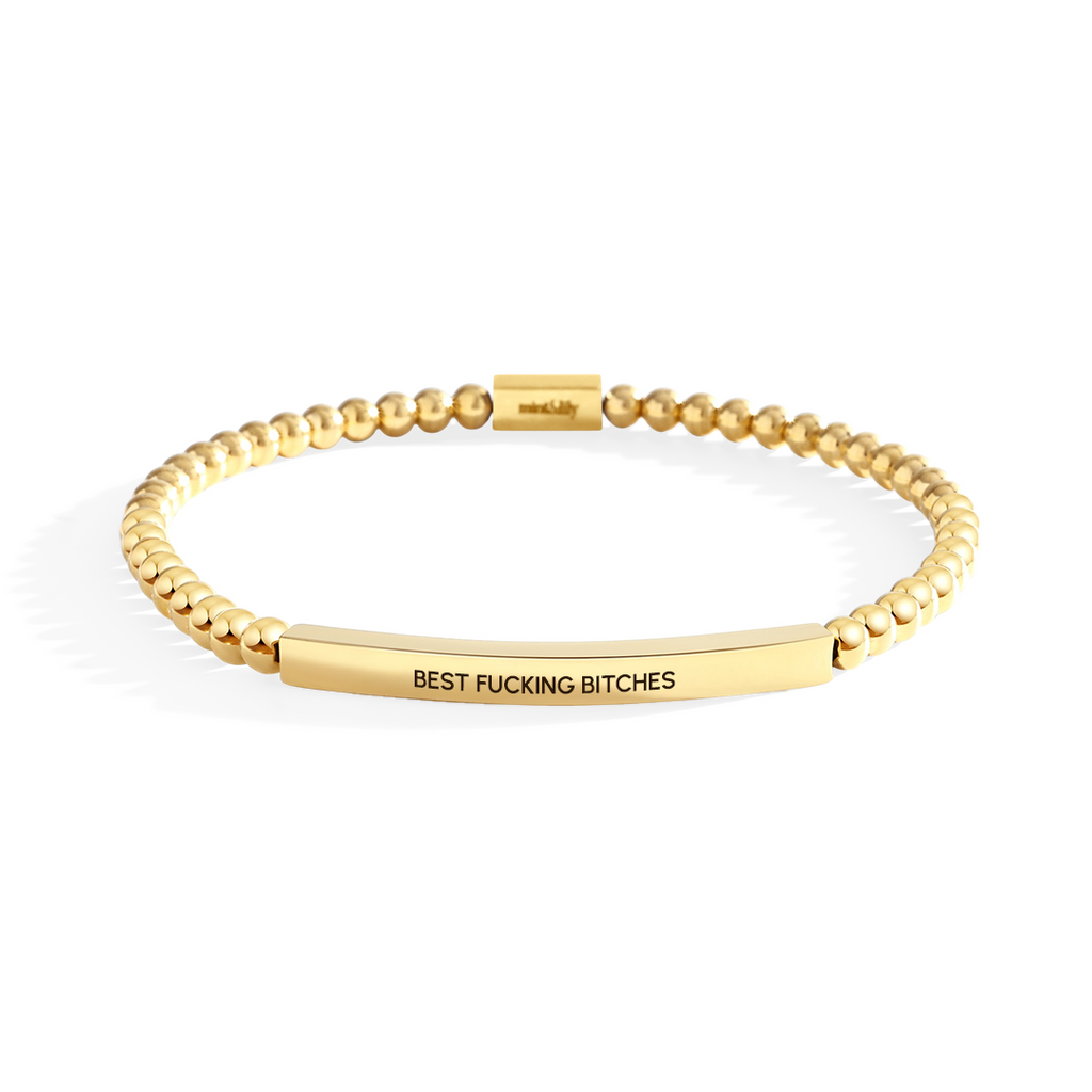 Bracelet Inspirant Perlé Meilleures Copines