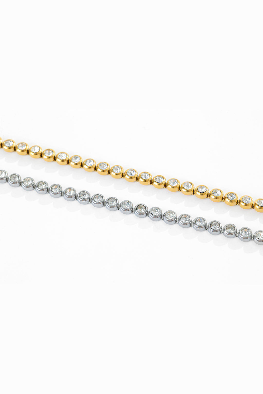 Bezel Tennis Bracelet