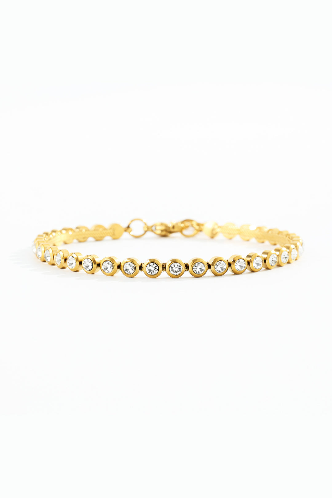 Bezel Tennis Bracelet