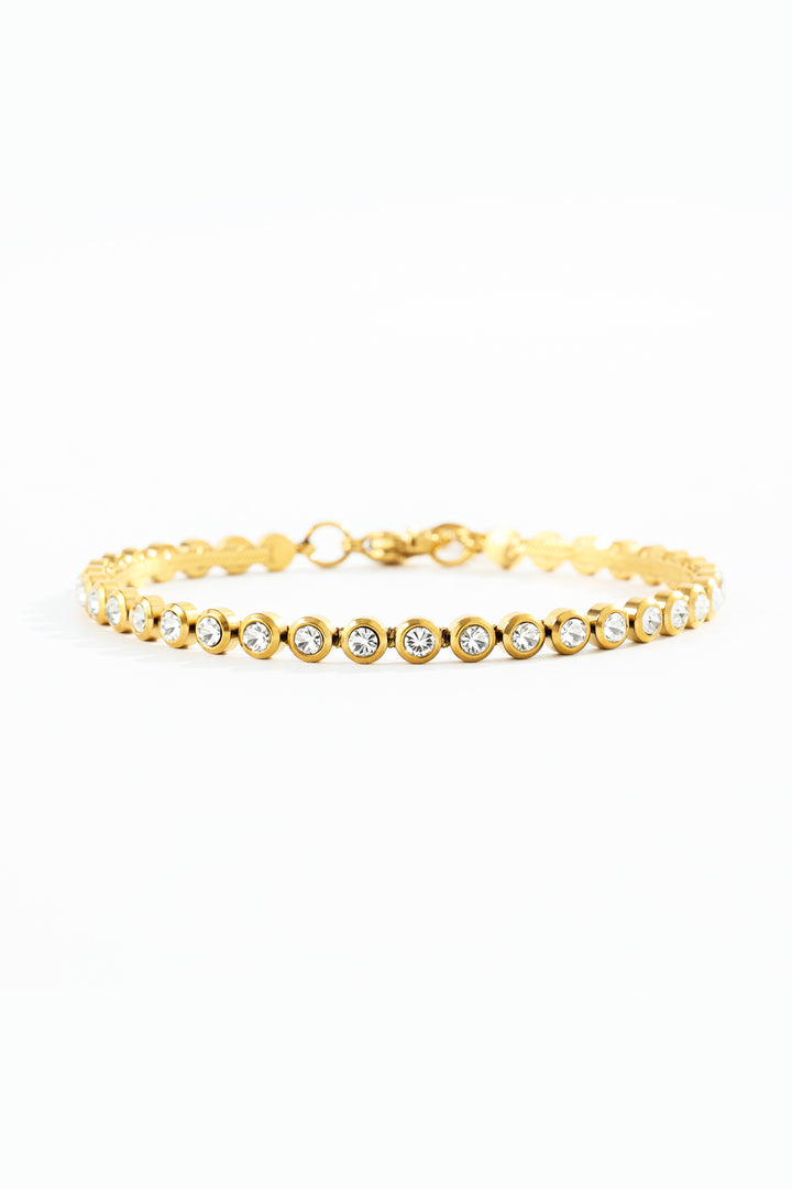 Bezel Tennis Bracelet