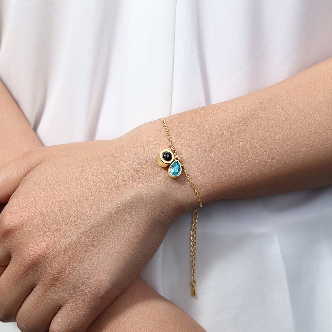 Födelsestenfotoarmband