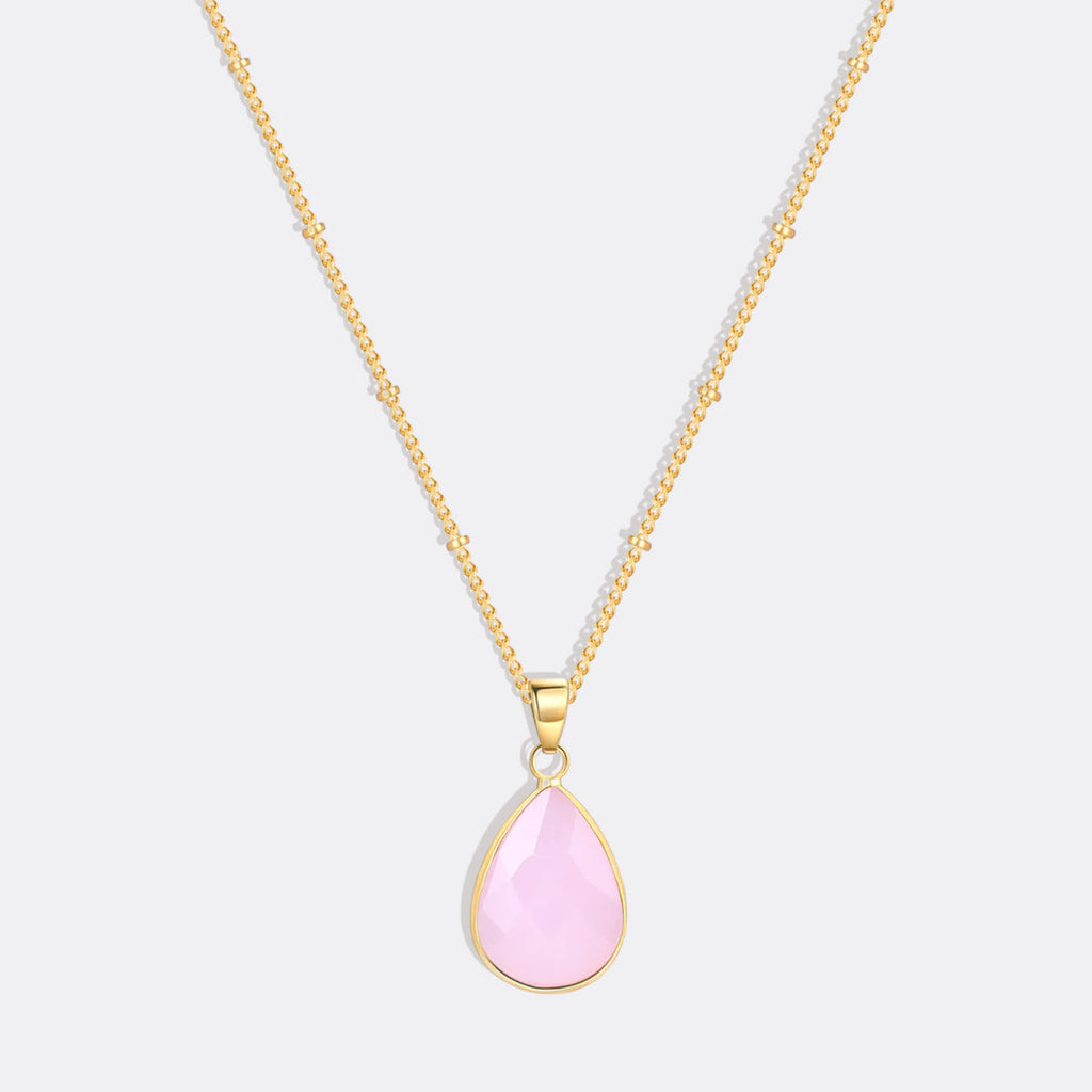 Birthstone Drop Pendant Necklace