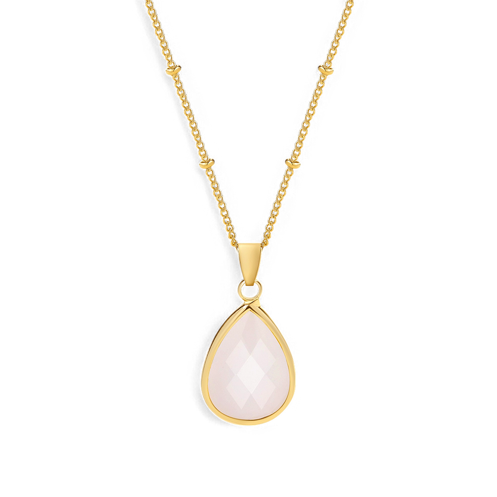Birthstone Drop Pendant Necklace