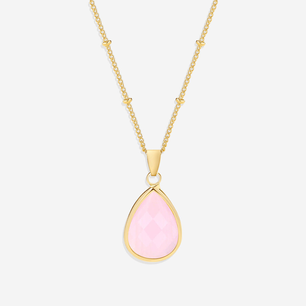 Birthstone Drop Pendant Necklace
