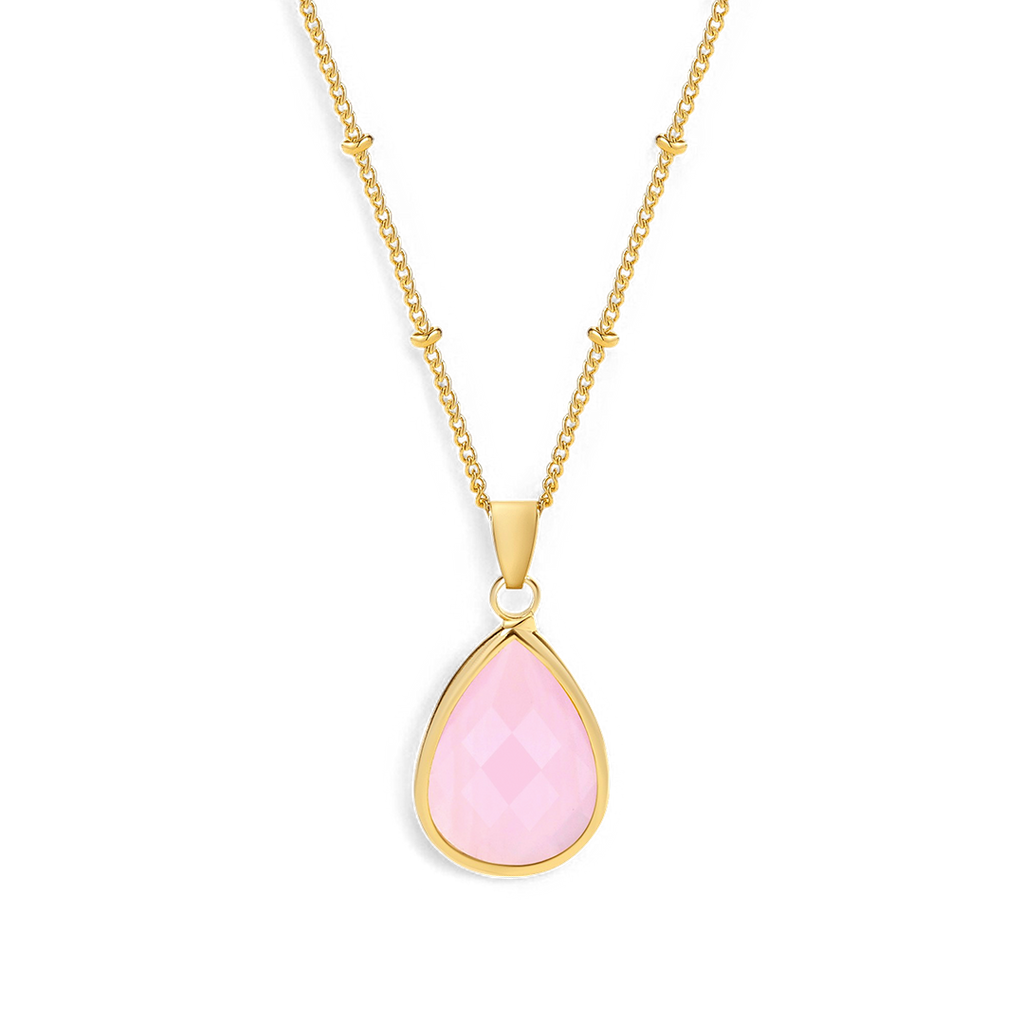 Birthstone Drop Pendant Necklace