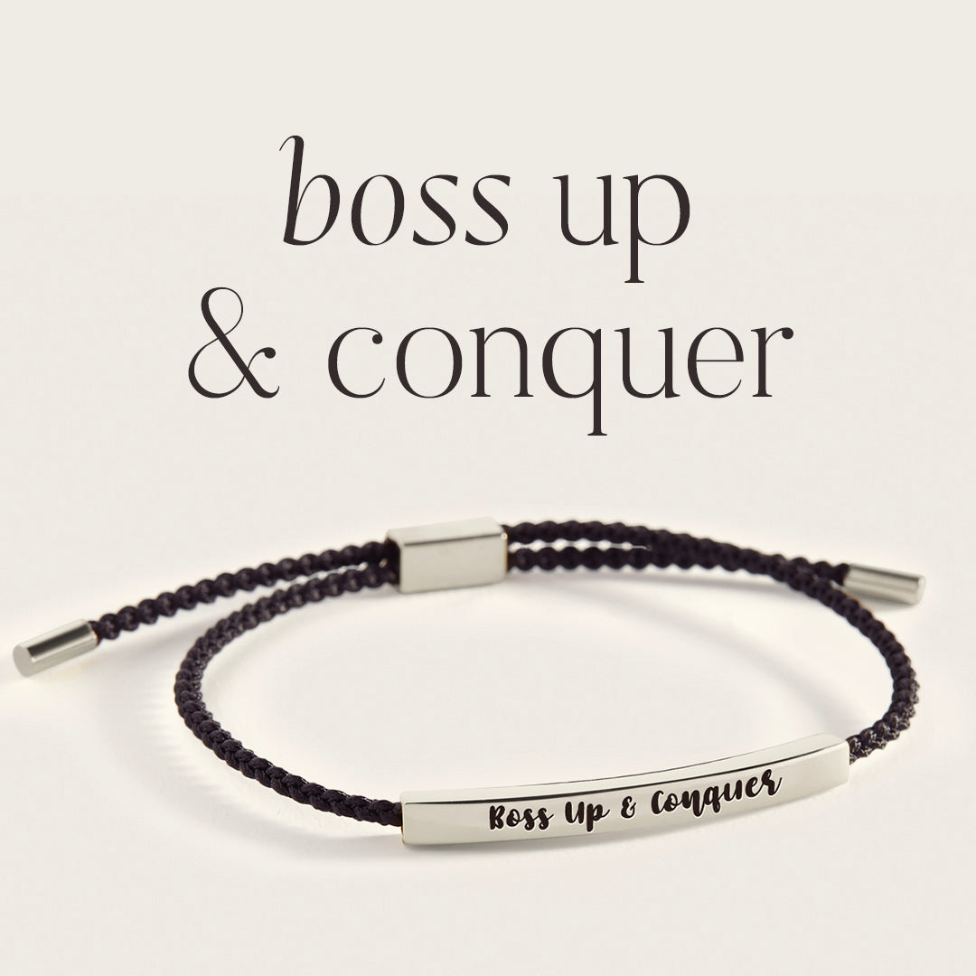 Boss Up & Conquer Inspiráló Karkötő